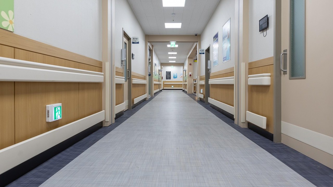 hospital corridor empty