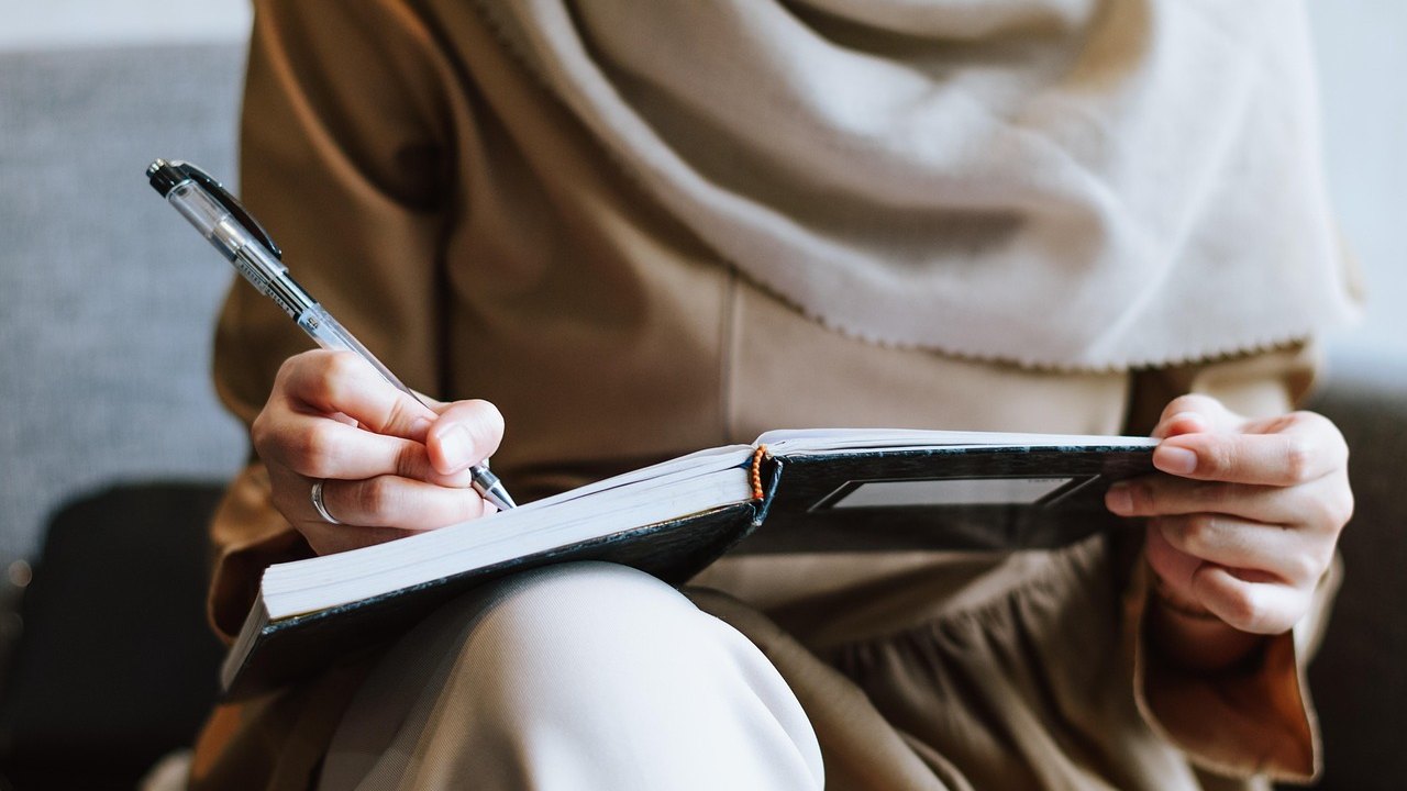 doctor studying medical journal