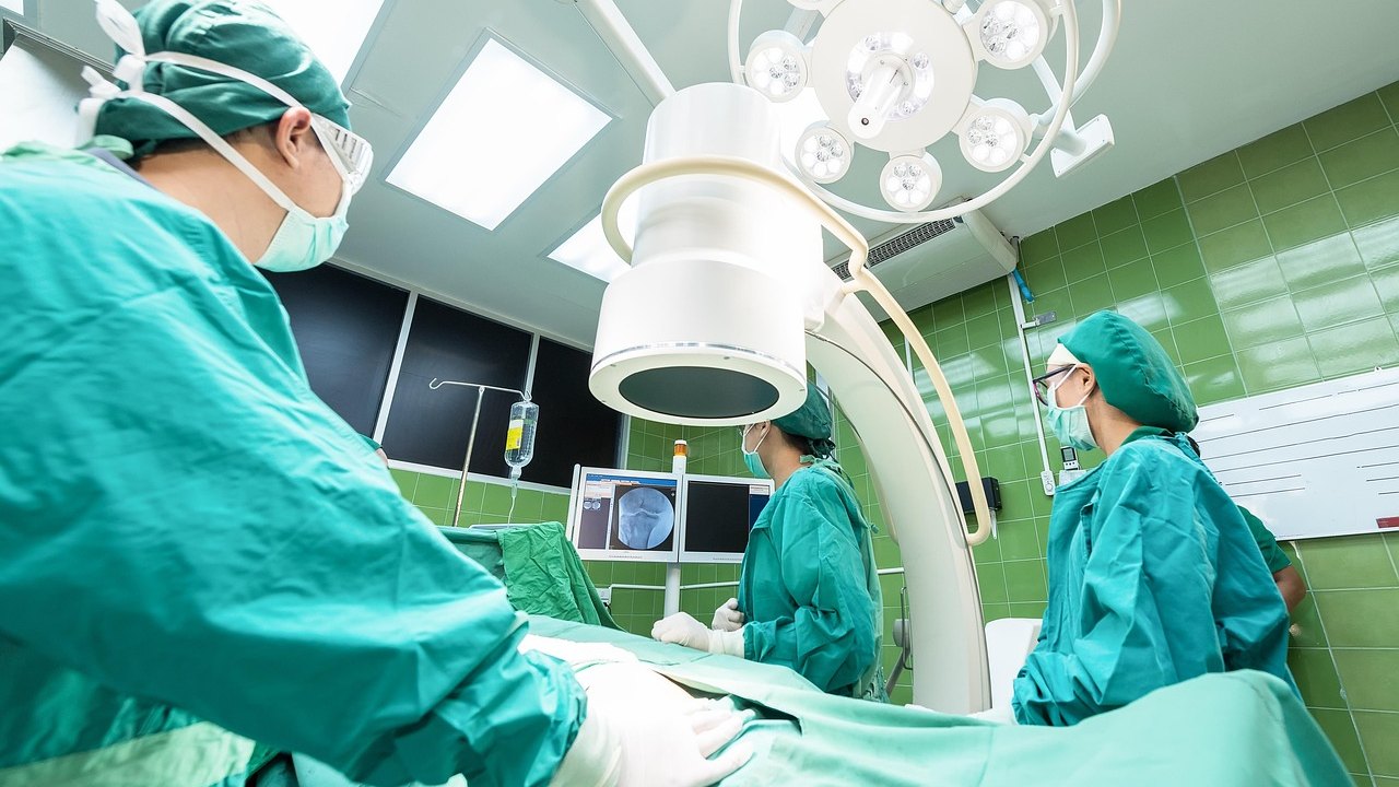 radiation therapy treatment room hospital