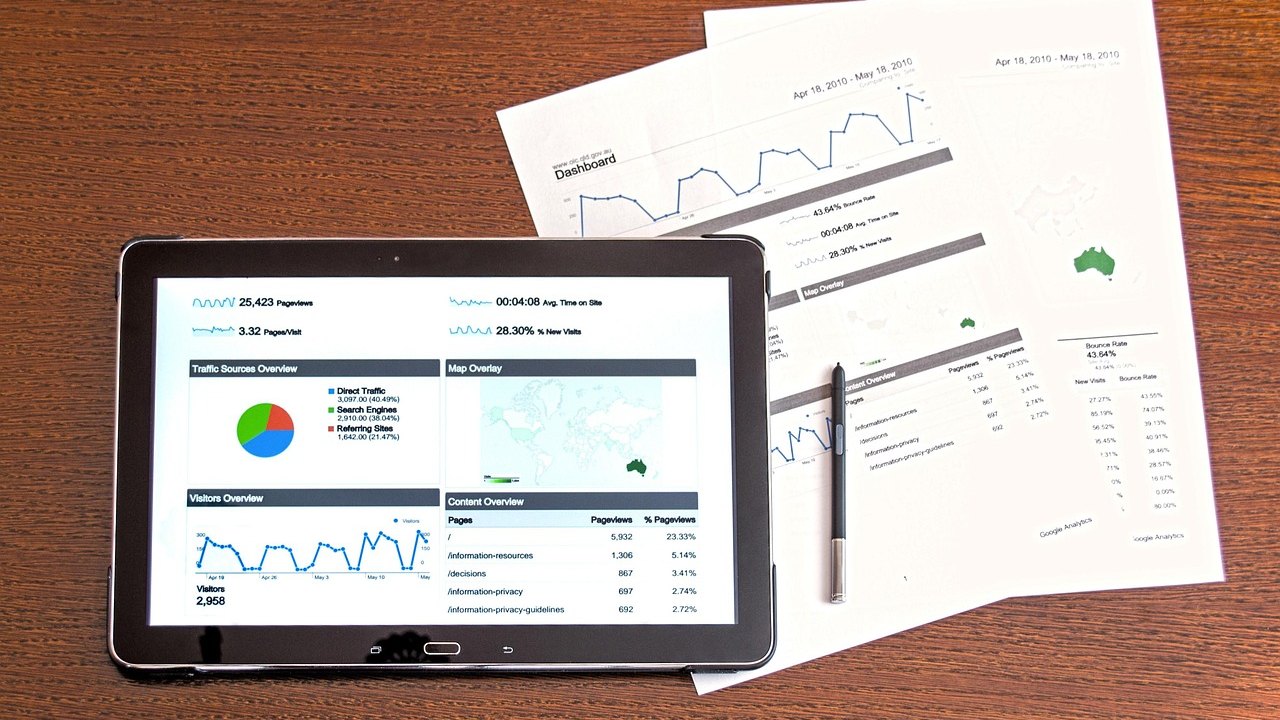 doctor reviewing clinical trial data on tablet