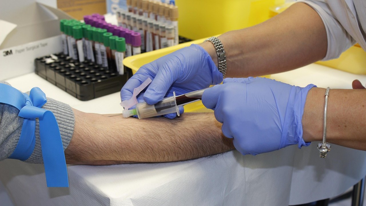laboratory blood test samples