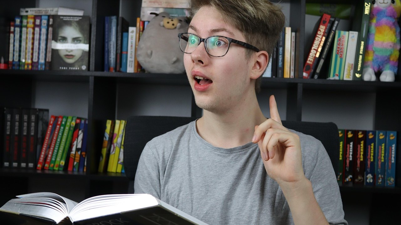 medical students studying textbook
