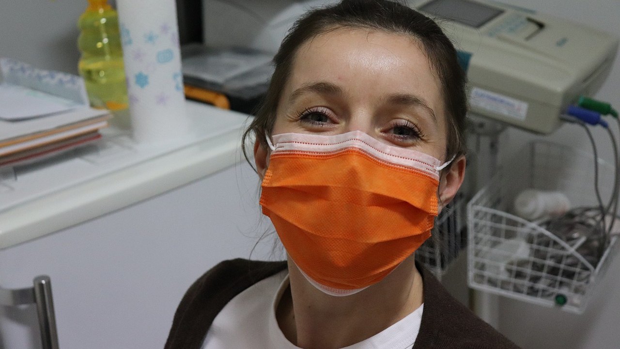african hospital ward medical staff protective equipment